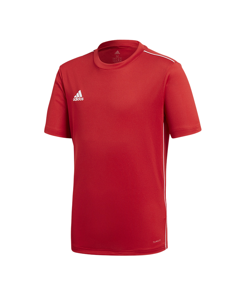 adidas Core 18 Trainingsshirt Kids Rot Weiss