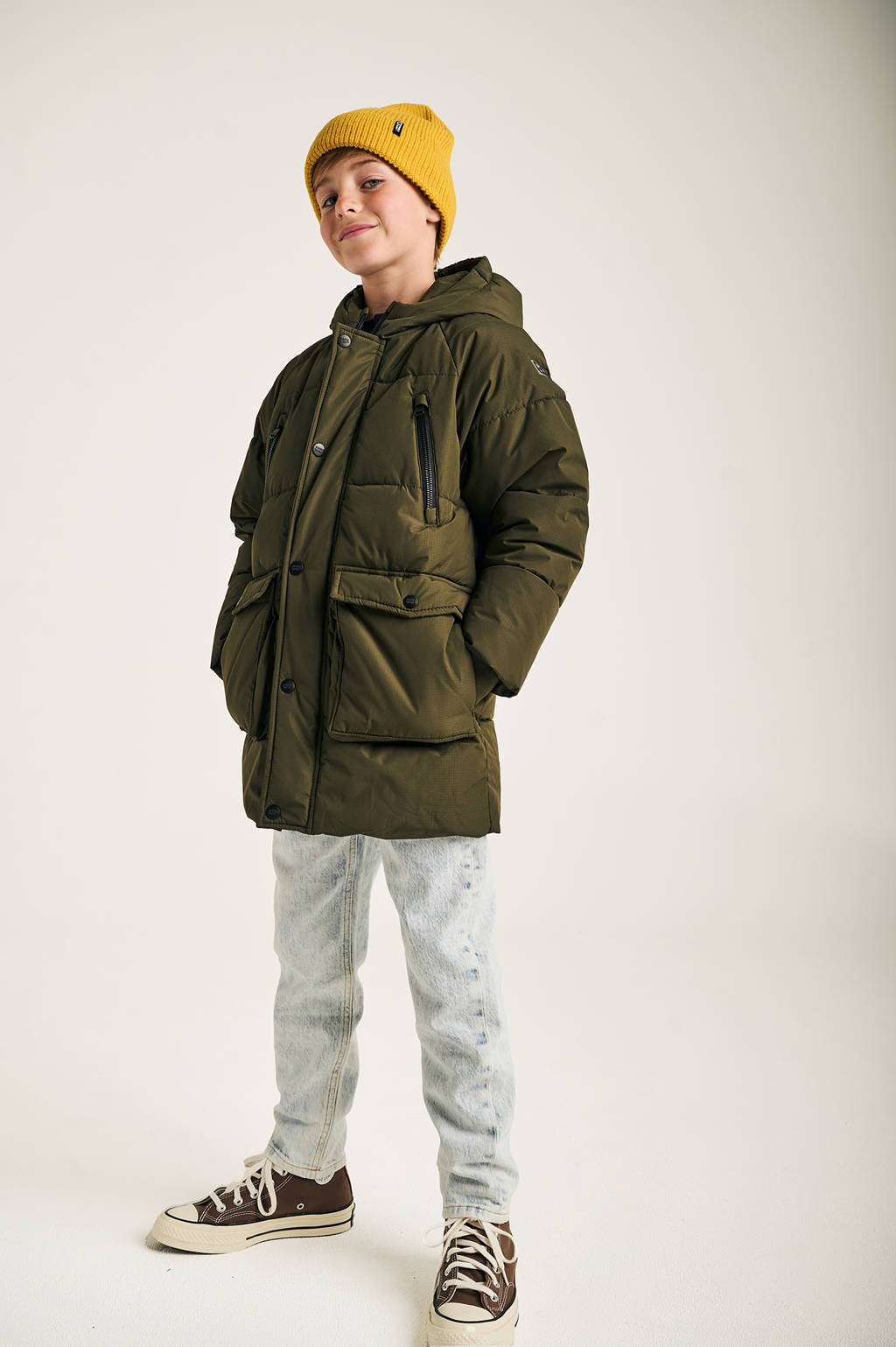 Tumble 'n Dry gewatteerde winterjas Berlin groen
