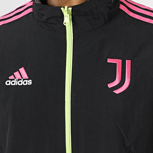 Veste Zippée Réversible Juve HS9808 Blanc Noir