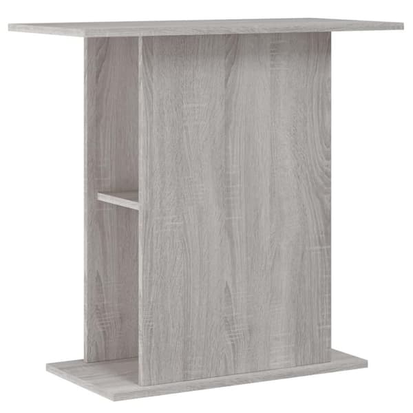vidaXL Akvariumstativ grå sonoma 75x36x72,5 cm konstruert tre