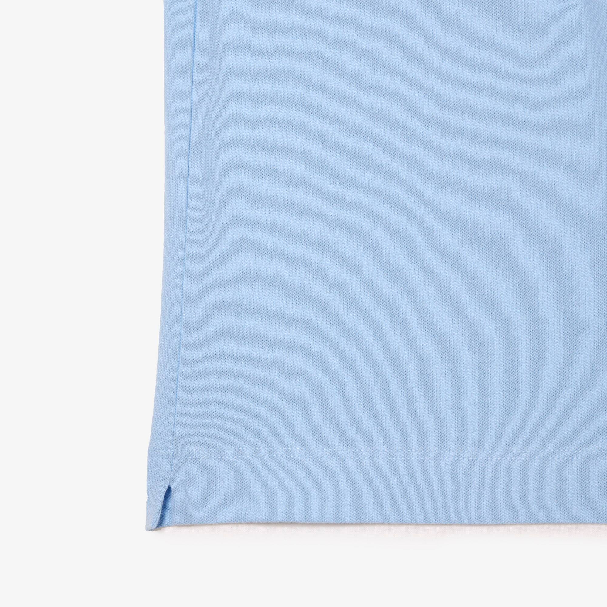 Smart Paris Langarm-Poloshirt aus Baumwoll-Piqué Lange Ärmel - Blau - Lacoste - Herren
