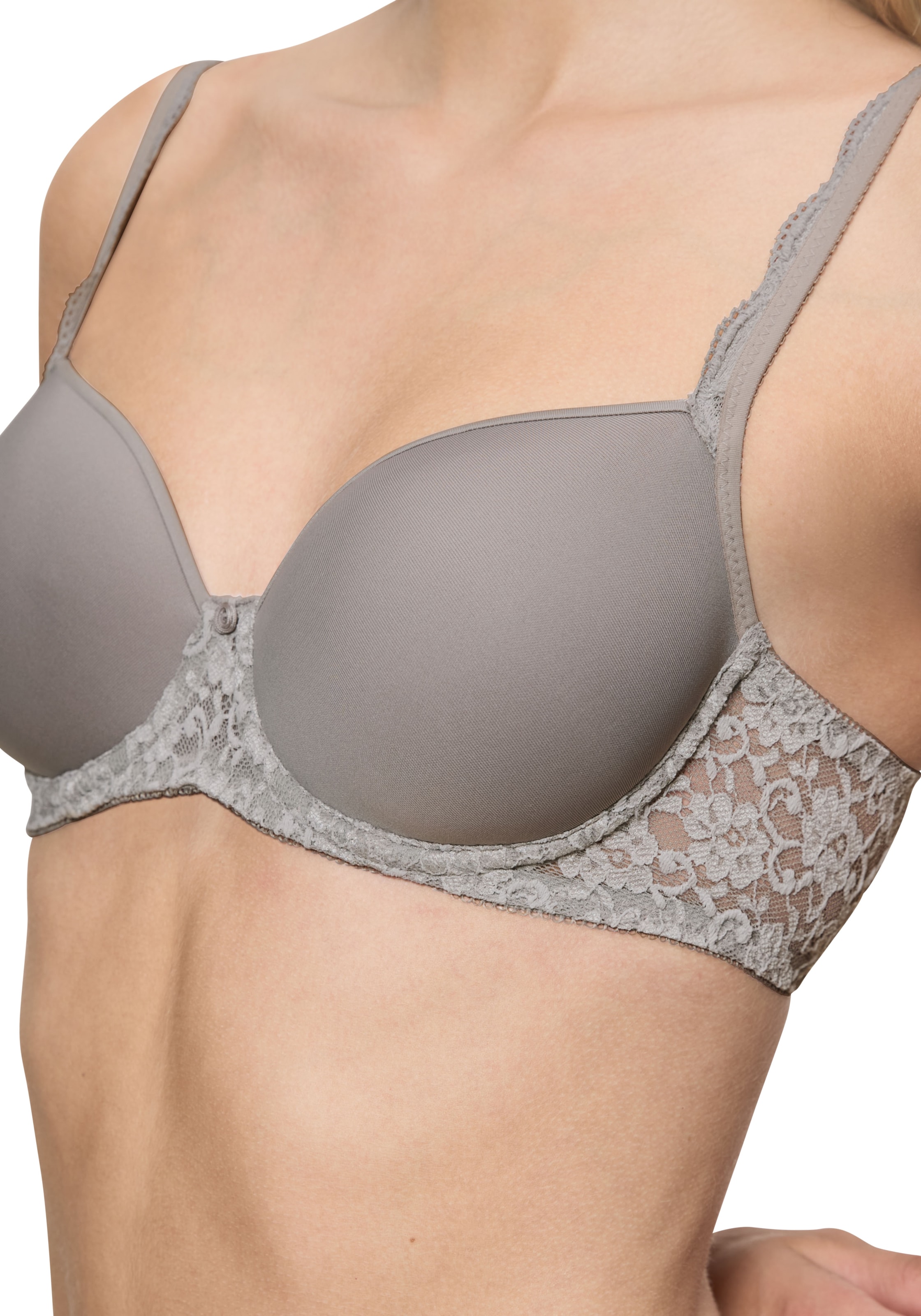 Triumph T-Shirt-BH »Amourette«, Stretch-Spitze, glatte Cups, atmungsaktiv, leicht, feminin