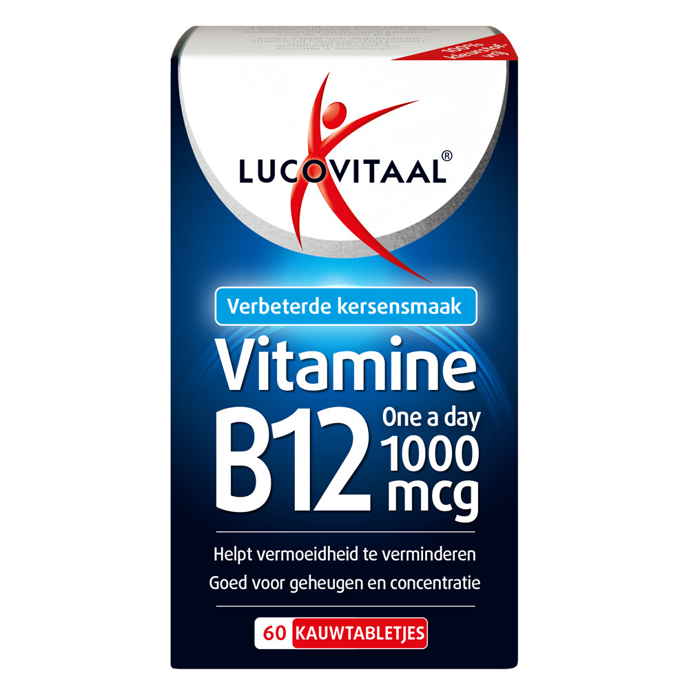 Lucovitaal Vitamine B12 1000mcg60 kauwtabletten