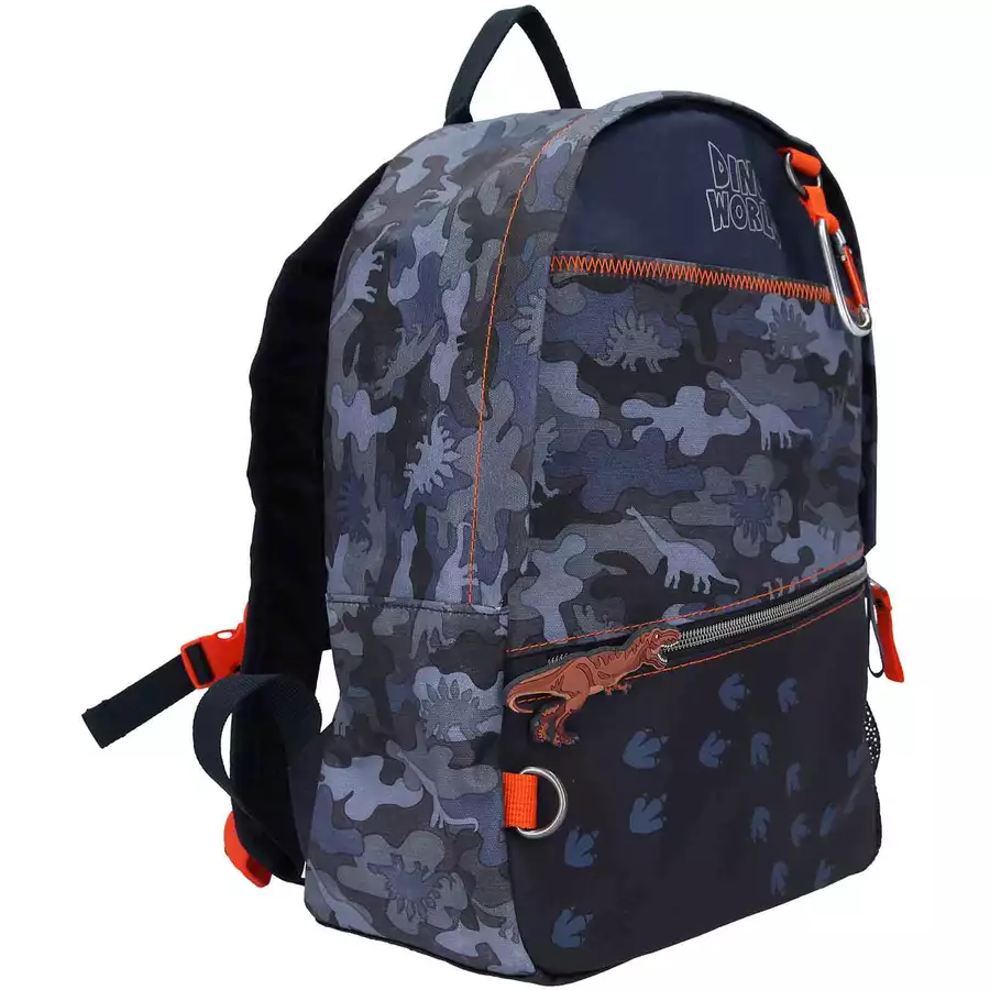 Depesche Rucksack Dino World 36 x 28 cm dunkelblau