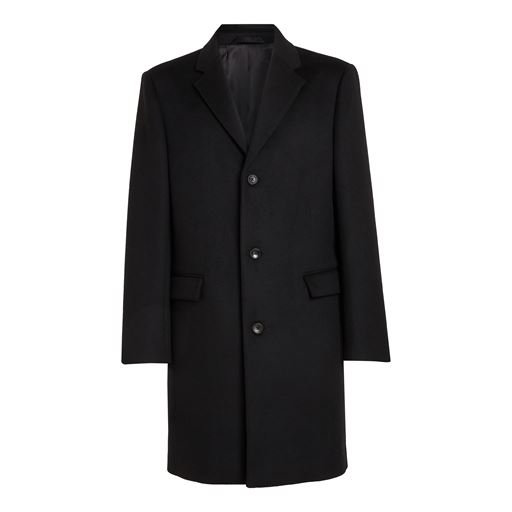 Calvin Klein Fine Wool Blend Frakke, Ck Black, XS
