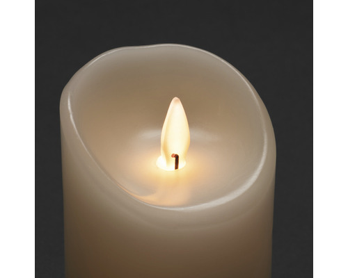 Konstsmide LED-kaars, 26 LED's, warm wit licht, inclusief timer