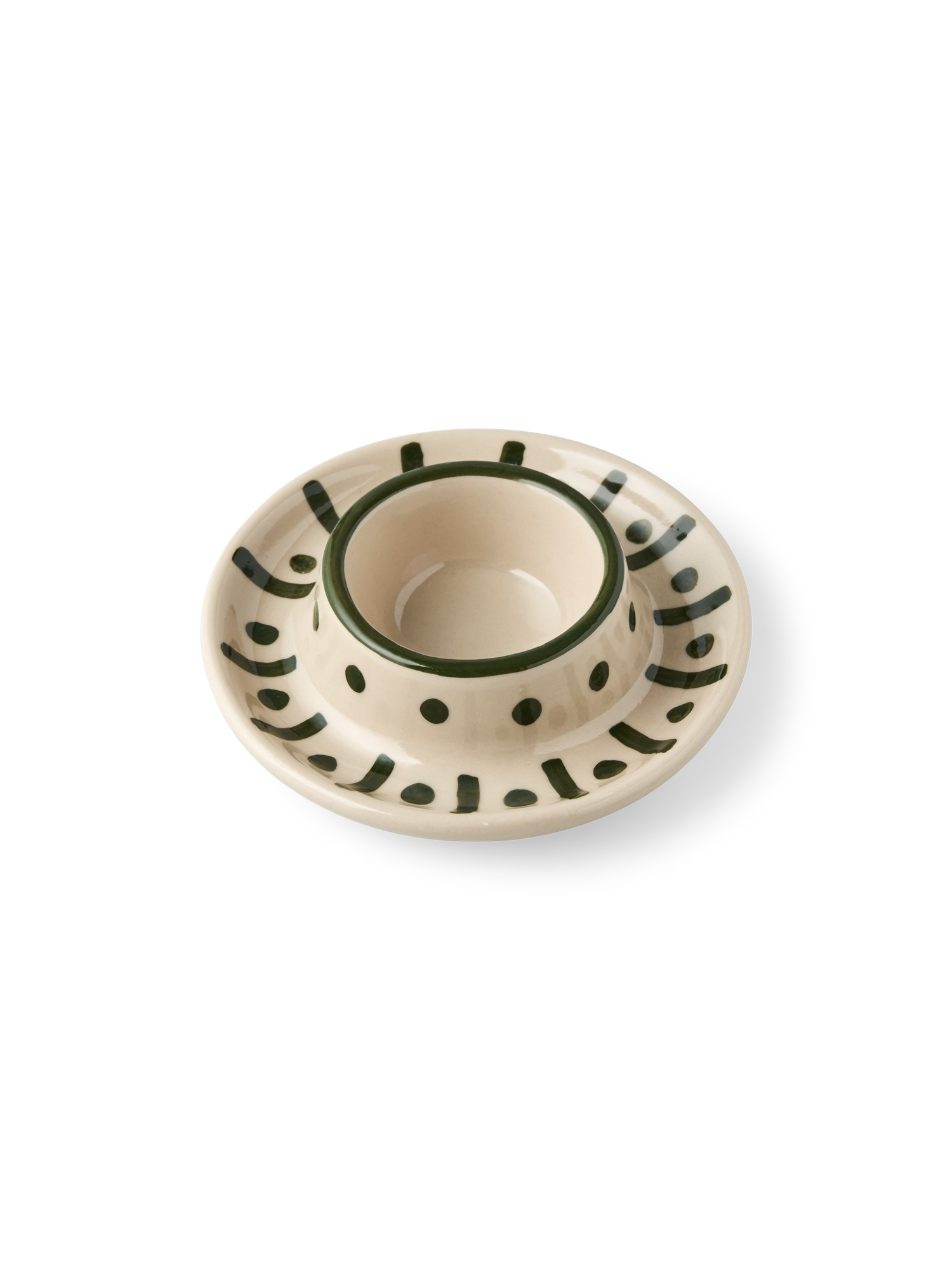 Æggebæger | Stentøj. Ø9,3 cm.  | Thyme Green