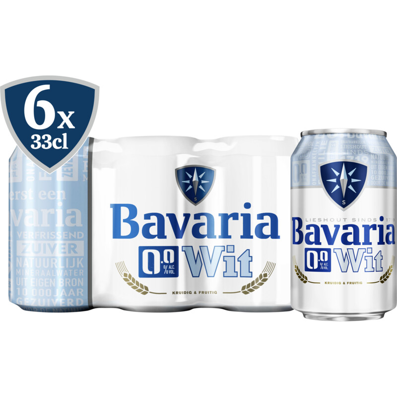 Bavaria 0.0% Wit 6-pack