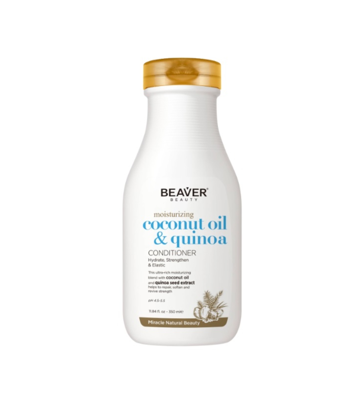 Beaver - *Coconut Oil & Quinoa* - Condicionador hidratante - Cabelo seco