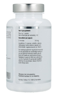 Nutrivian D-Mannose 500mg Capsules 100CP