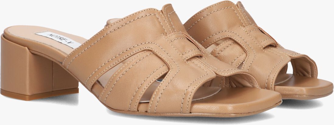 camel notre-v sandalen met hak 42252/g