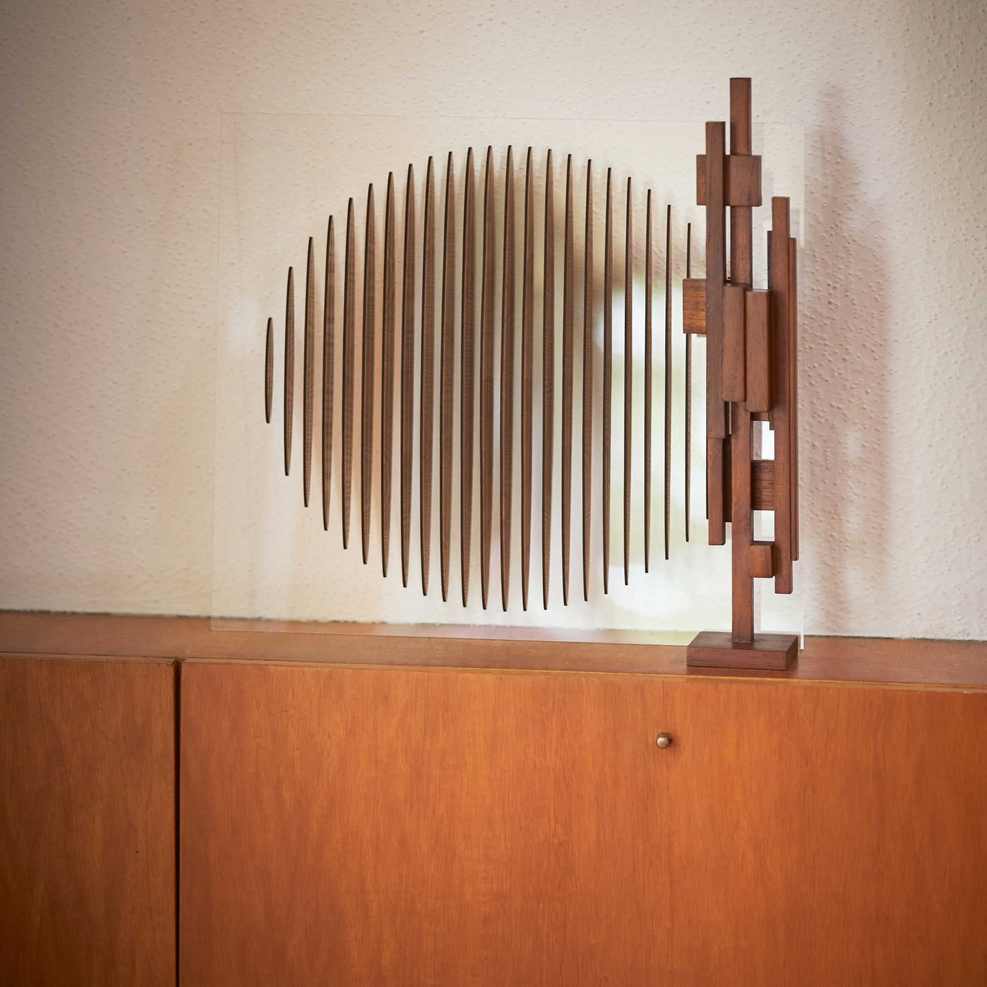 Skyline sculpture espresso M