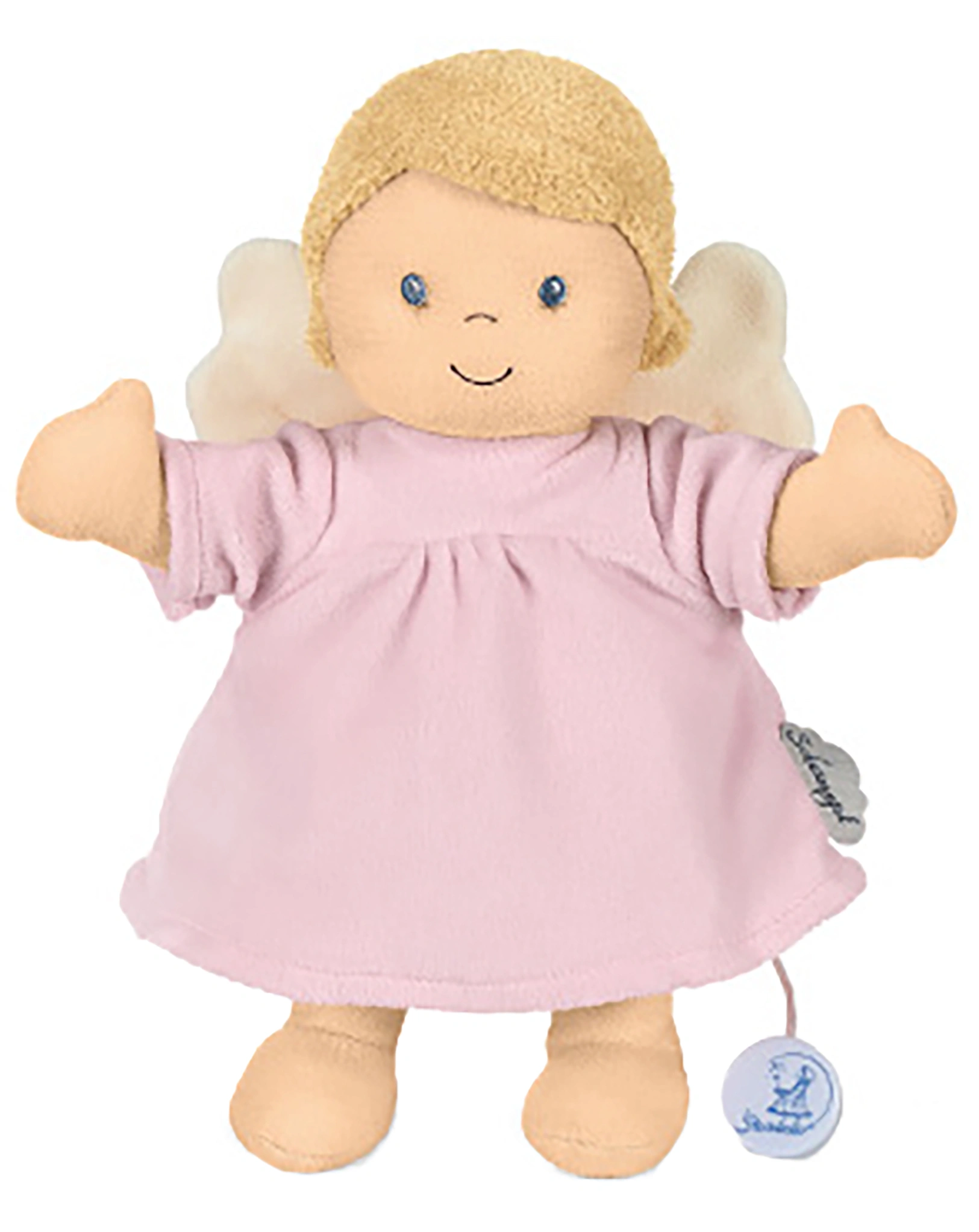 Spieluhr SCHUTZENGEL (27cm) in rosa
