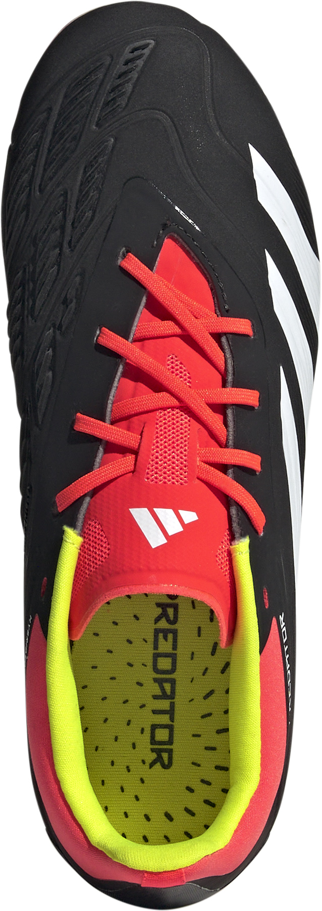 Predator Elite FG Junior Core Black/Footwear White/Solar Red