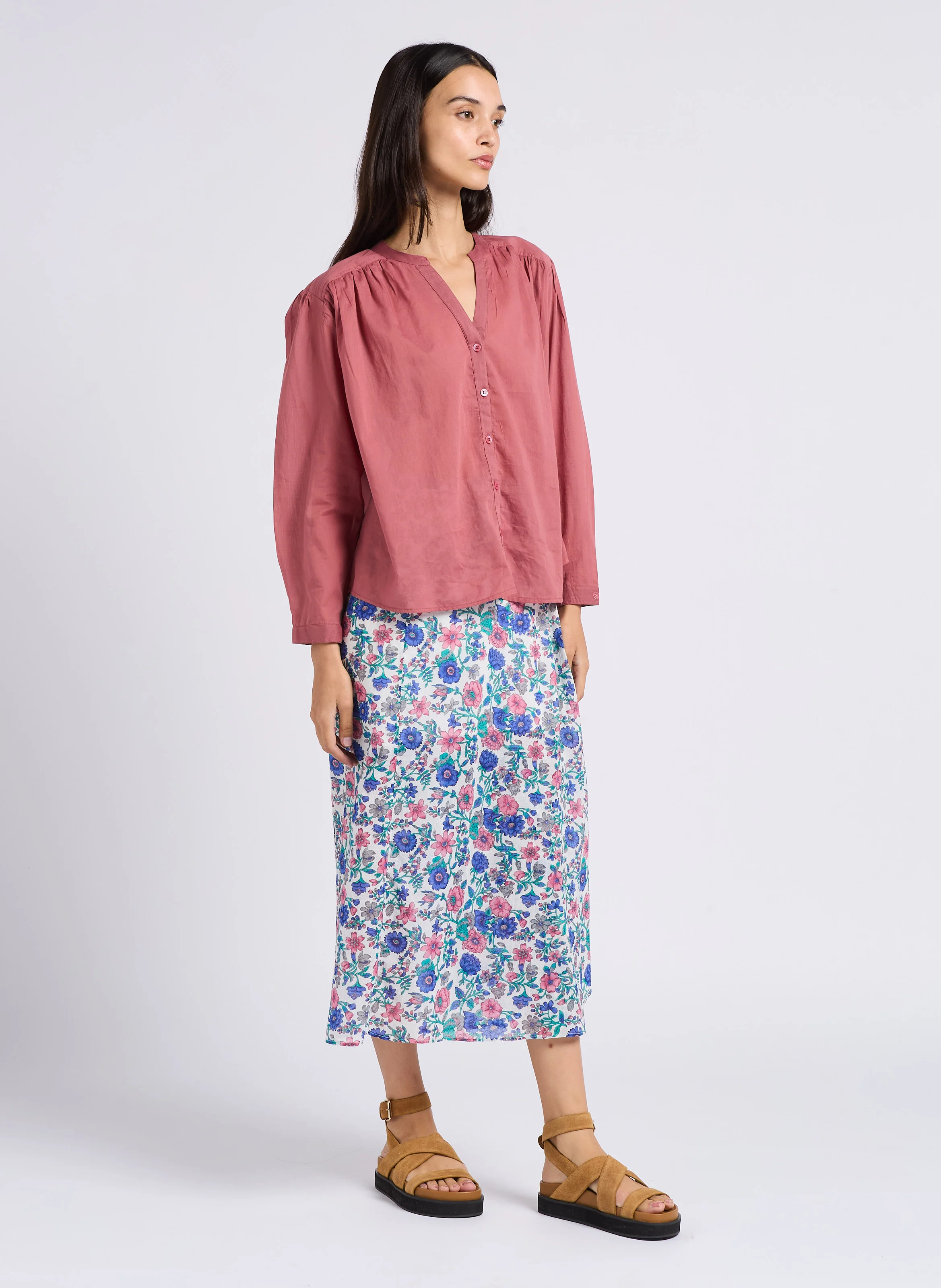 BOLIA - Blouse ample en coton| Rose