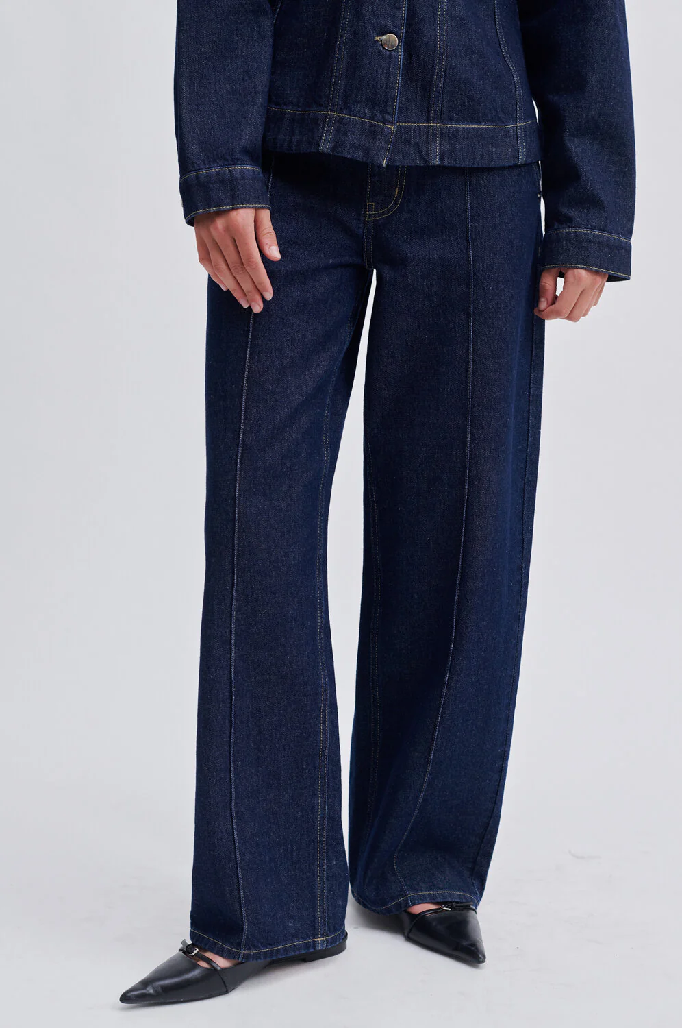 Second Female  Columbus Jeans - Dark blue denim
