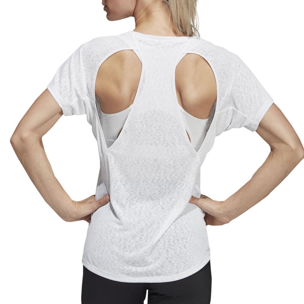 Adidas T-shirt Blanc Femme Adidas Cut out