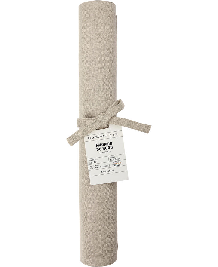 Magasin du Nord Collection Dækkeserviet 2 stk 33x46 Natural