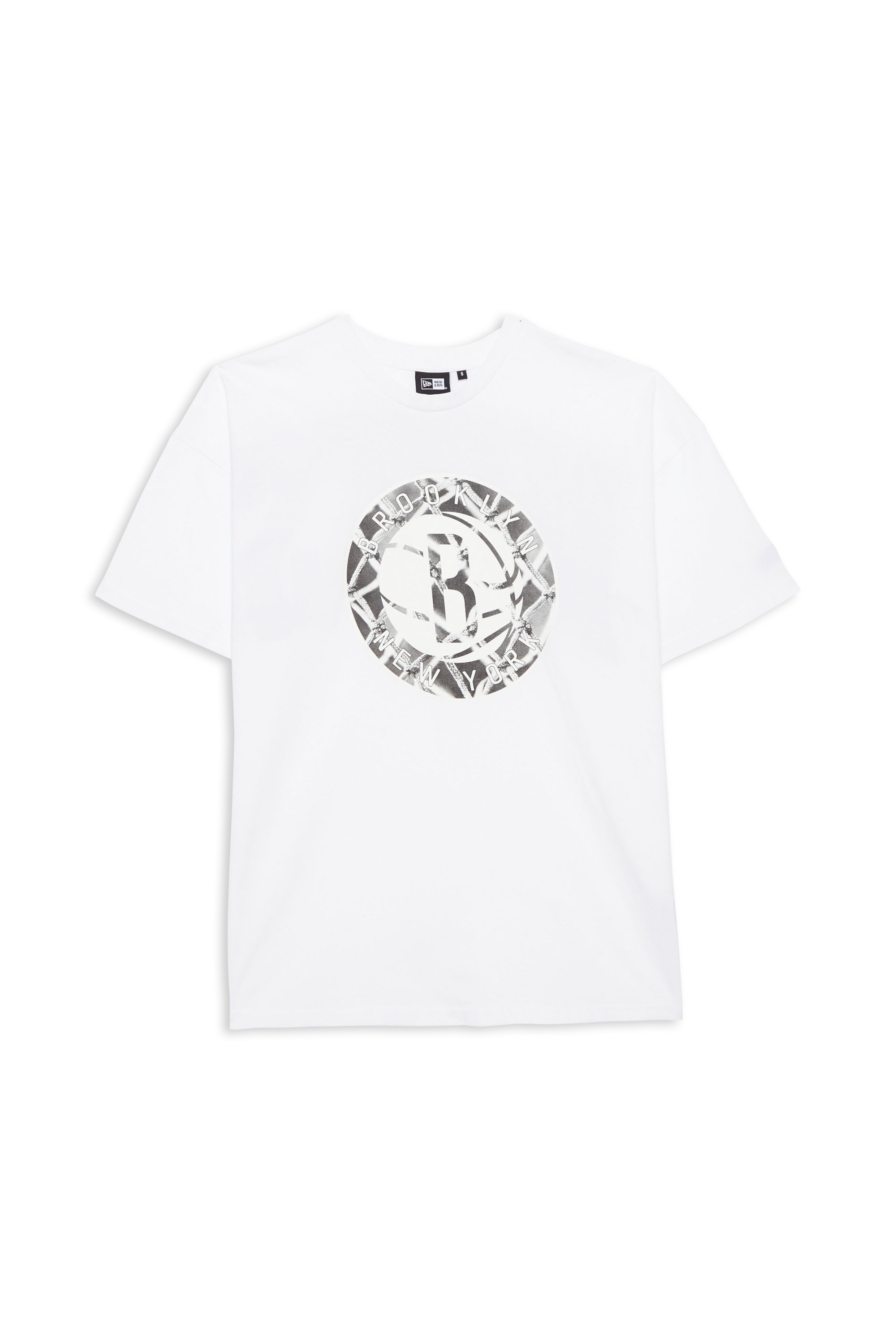 NEW ERA T-shirt NBA INFILL LOGO O Blanc