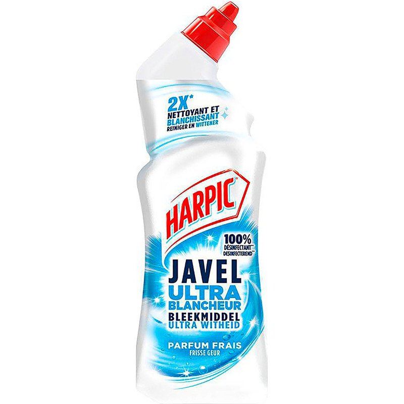 Gel WC Harpic javel Ultra blancheur - Flacon de 750 ml