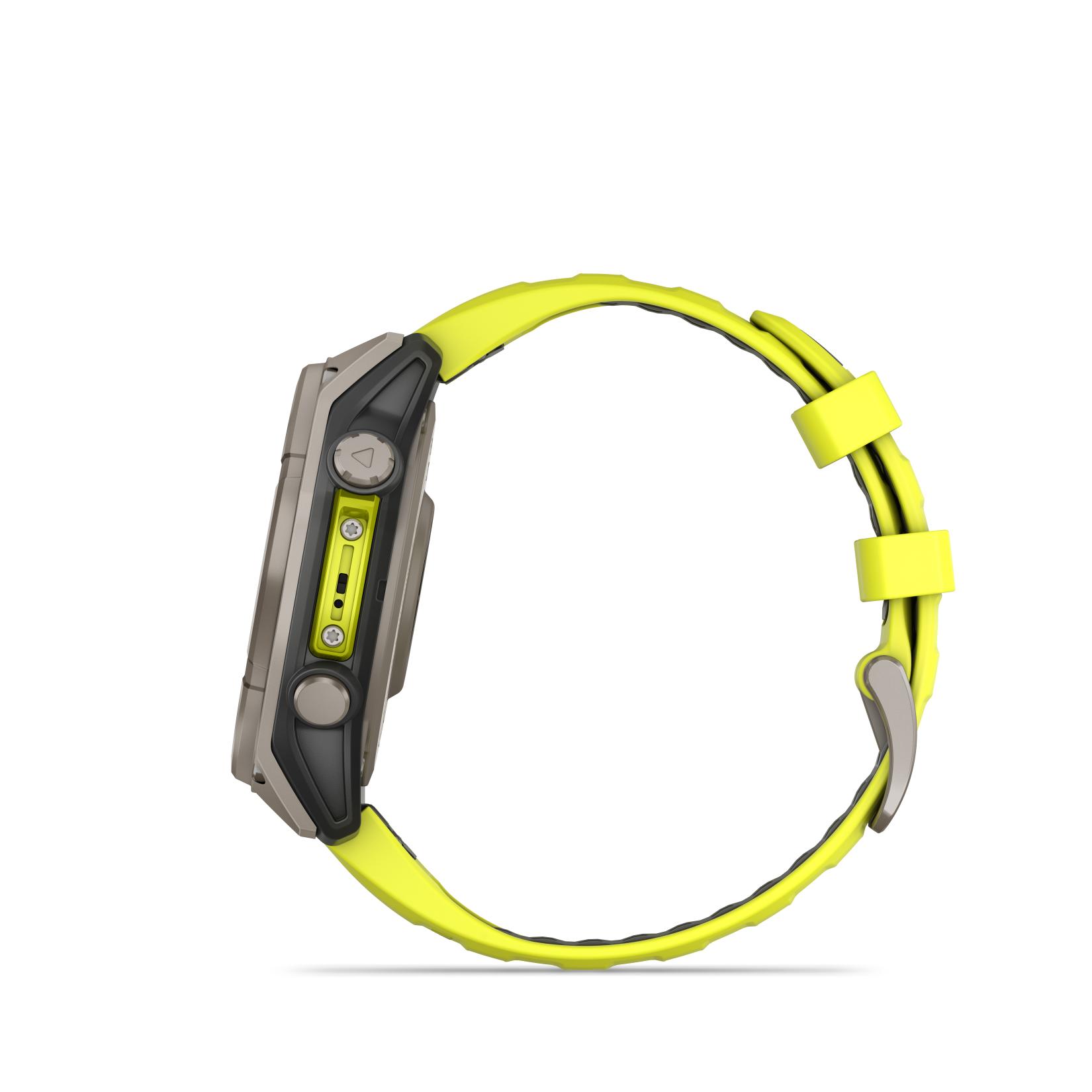 Garmin Fenix 8 47mm Sapphire Solar Titan/Yellow