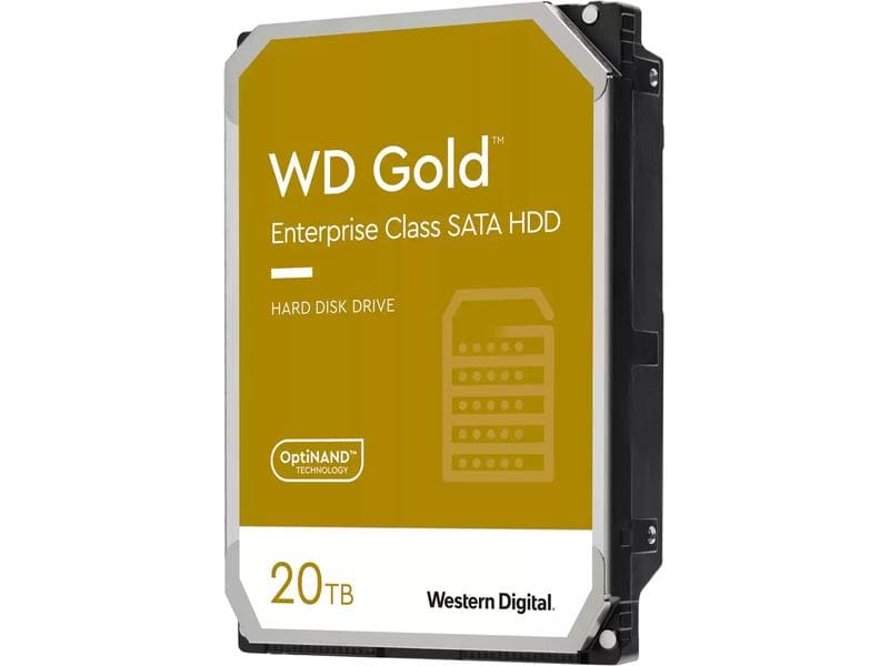 Western Digital Harddisk WD Gold 20 TB 3.5