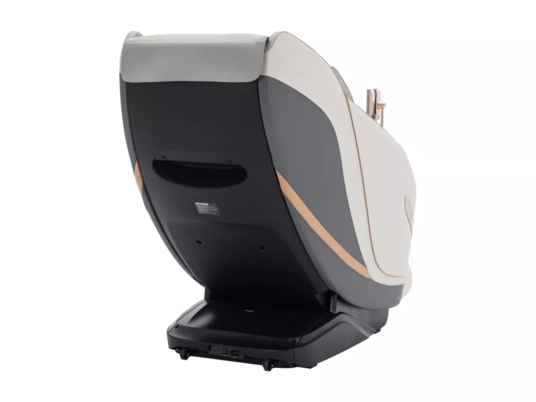 Fauteuil massant en simili - Système zero gravité - Gris - MOWATA