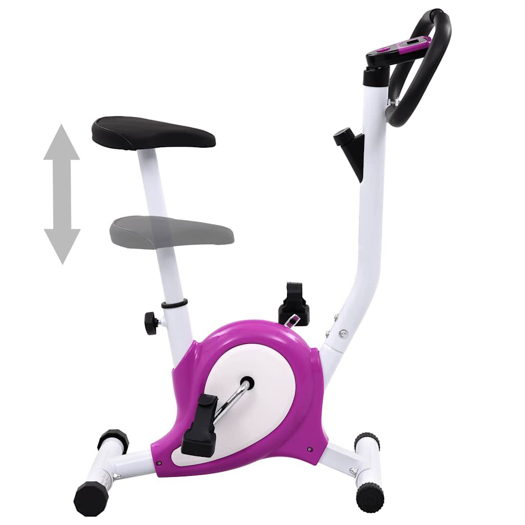 vidaXL Hometrainer met weerstandsband, paars