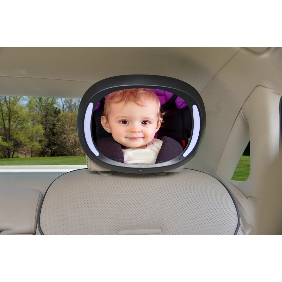 Altabebe Sicherheitsspiegel Luxus LED Schwarz