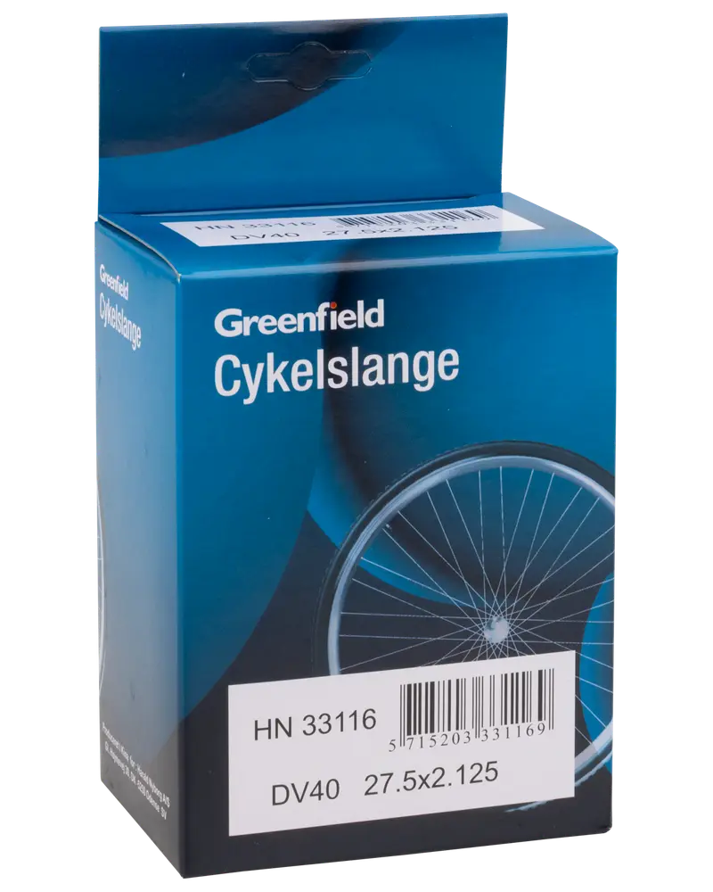 Greenfield Cykelslange DV40 27,5 x 2,12