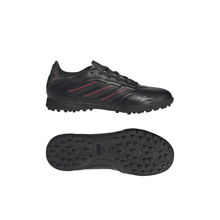 adidas Copa Pure League III TF Stealth Victory - Noir/Gris/Lucid Red Enfant
