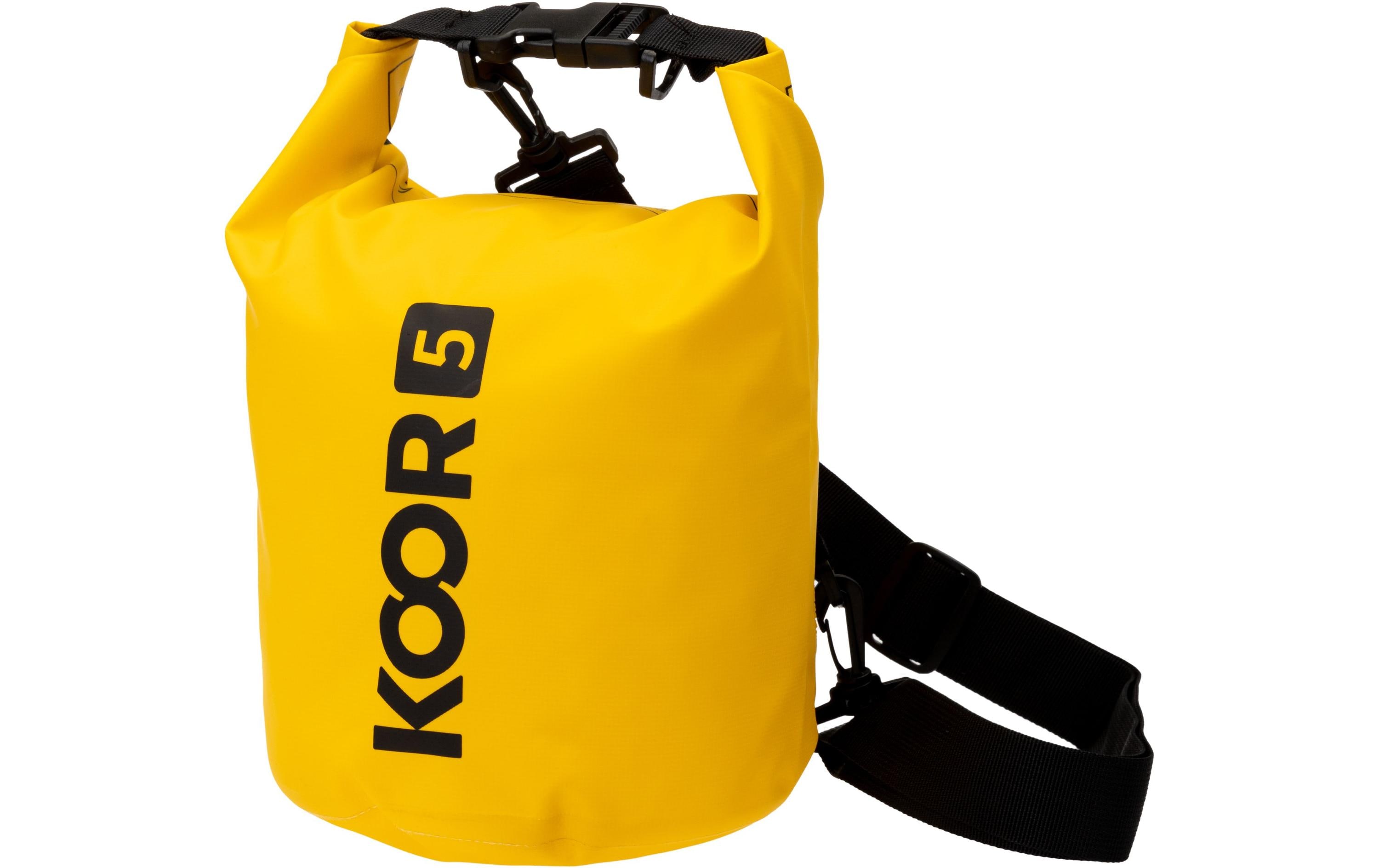 Dry Bag Zaaino Gelb 5 lWasserdichter Schwimmsack