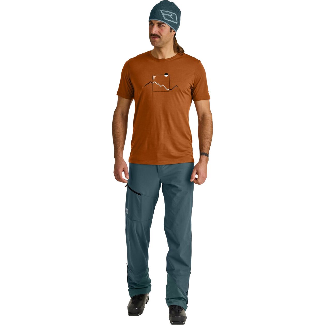 ORTOVOX Mondeval Softshellhose Herren dark arctic grey