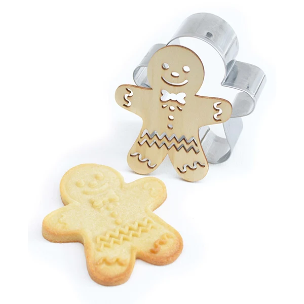 Emporte-pièce et embosseur Bonhomme en pain d’épices Scrapcooking