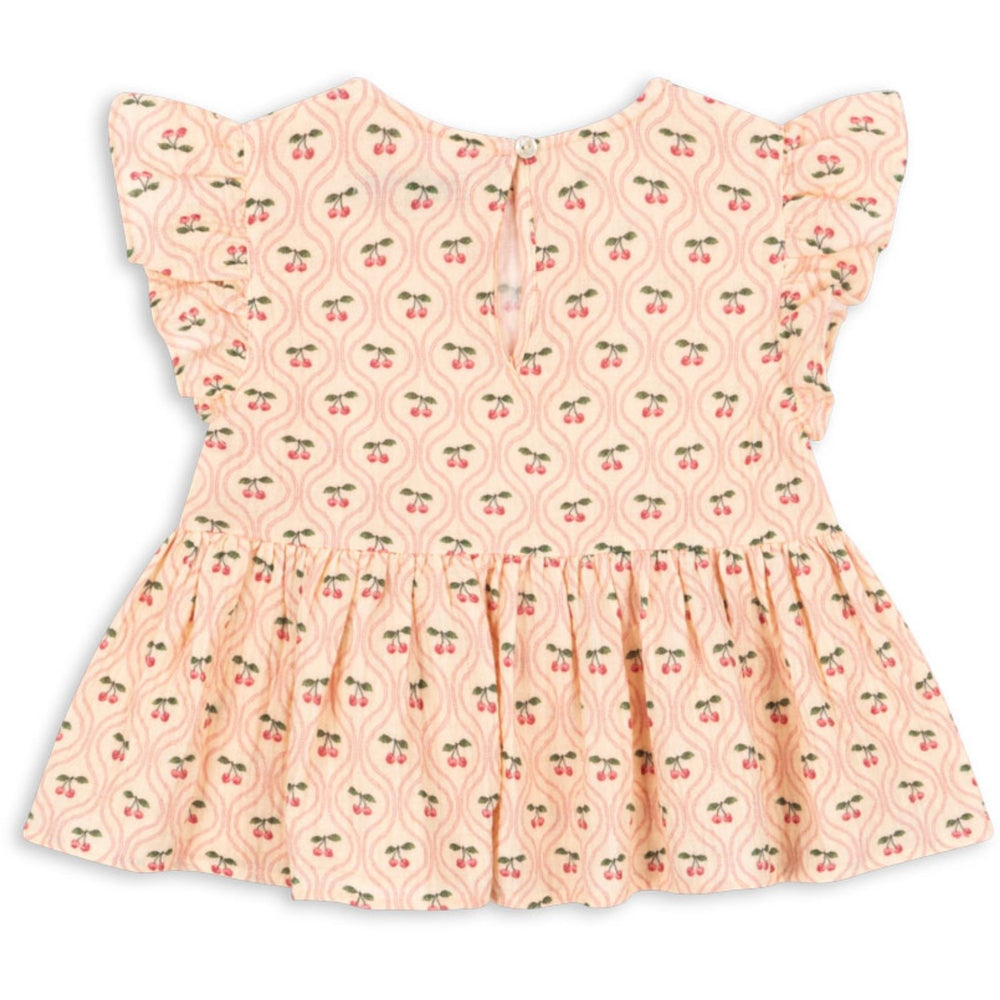 Køb Konges Sløjd Cherry Pink Motif Coco Top GOTS