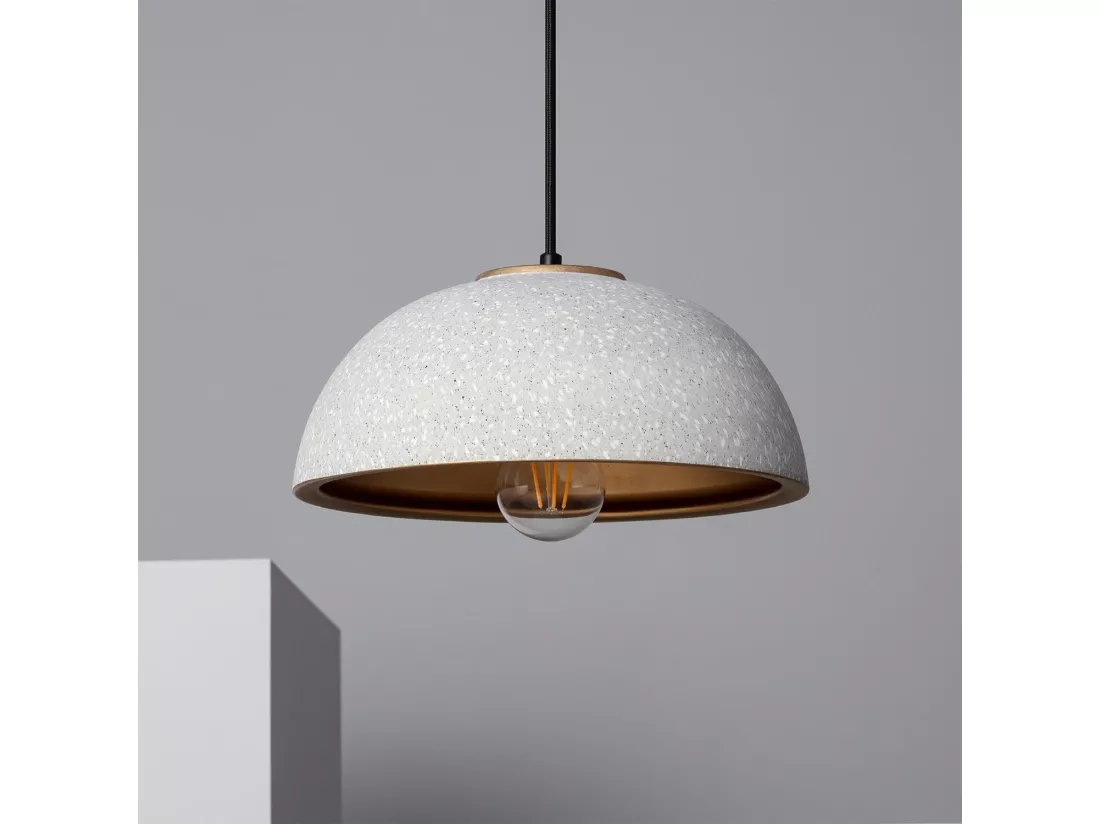 Suspension Céramique Crowe Blanc