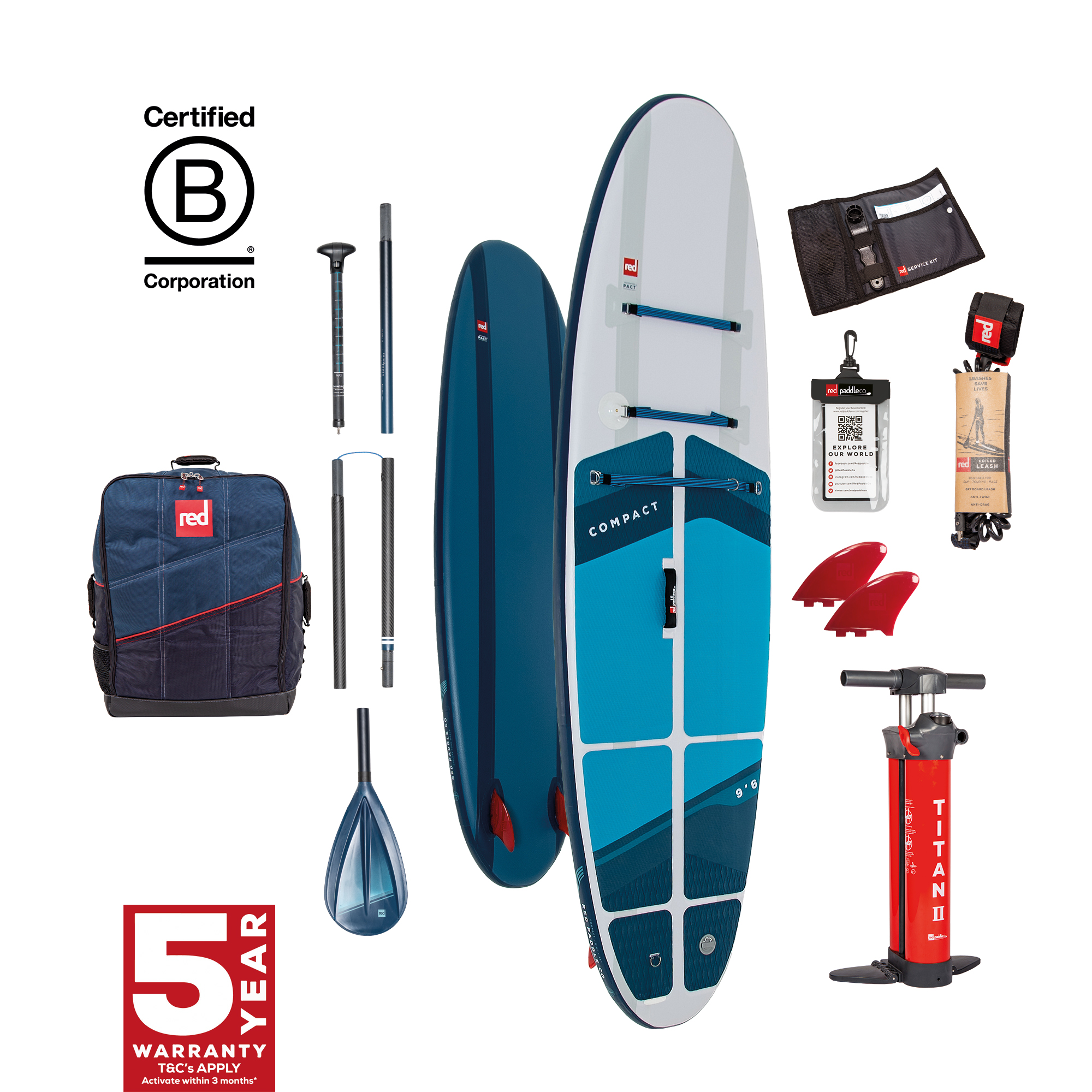 Red Paddle Co COMPACT MSL 1000 - 2024 8'10'' X 29