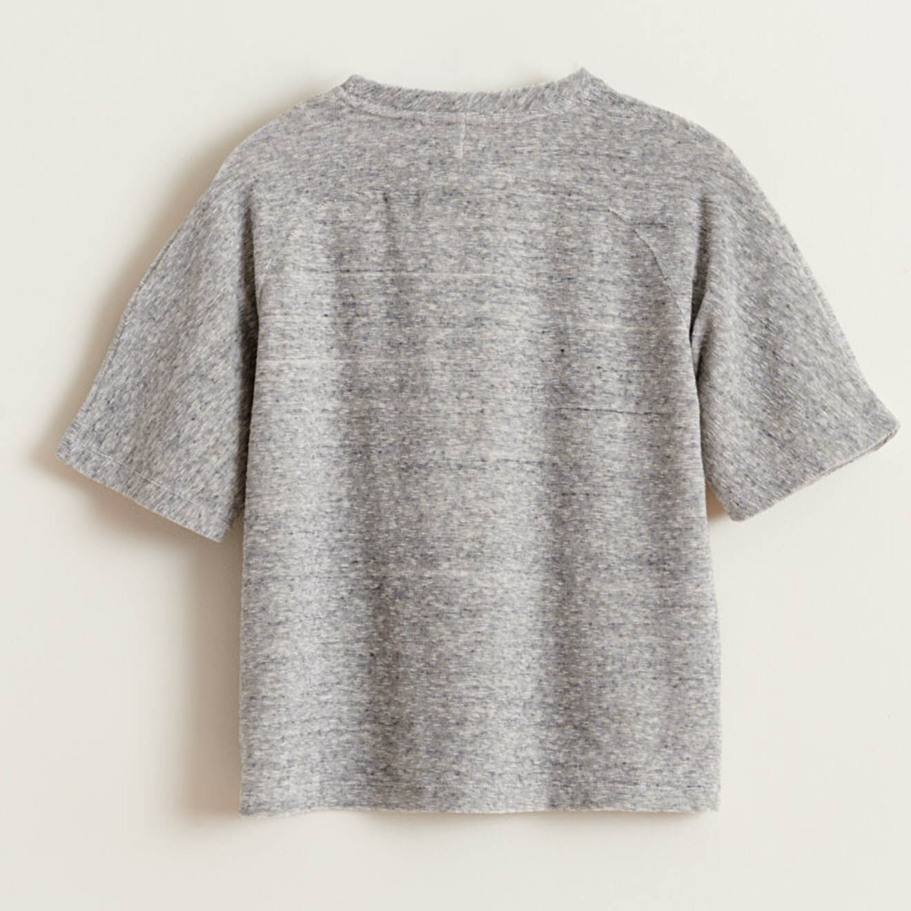 Bellerose T-Shirt en Coton Vopa chiné gris