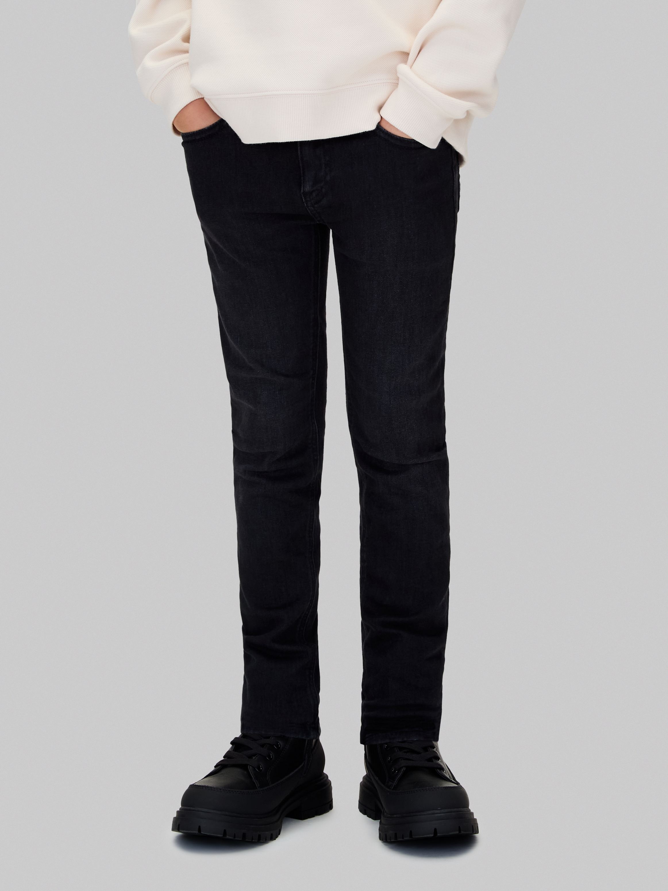 Calvin Klein Jeans Slim-fit-Jeans »SLIM ESS«, für Kinder bis 16 Jahre, stone washed