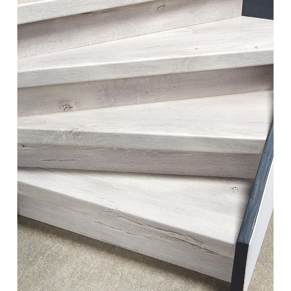Traptrede Canton Licht eiken 90 cm