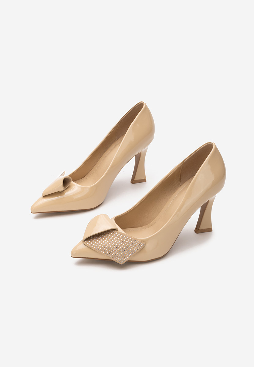 Chaussures élégantes à talon beige Erinnelle