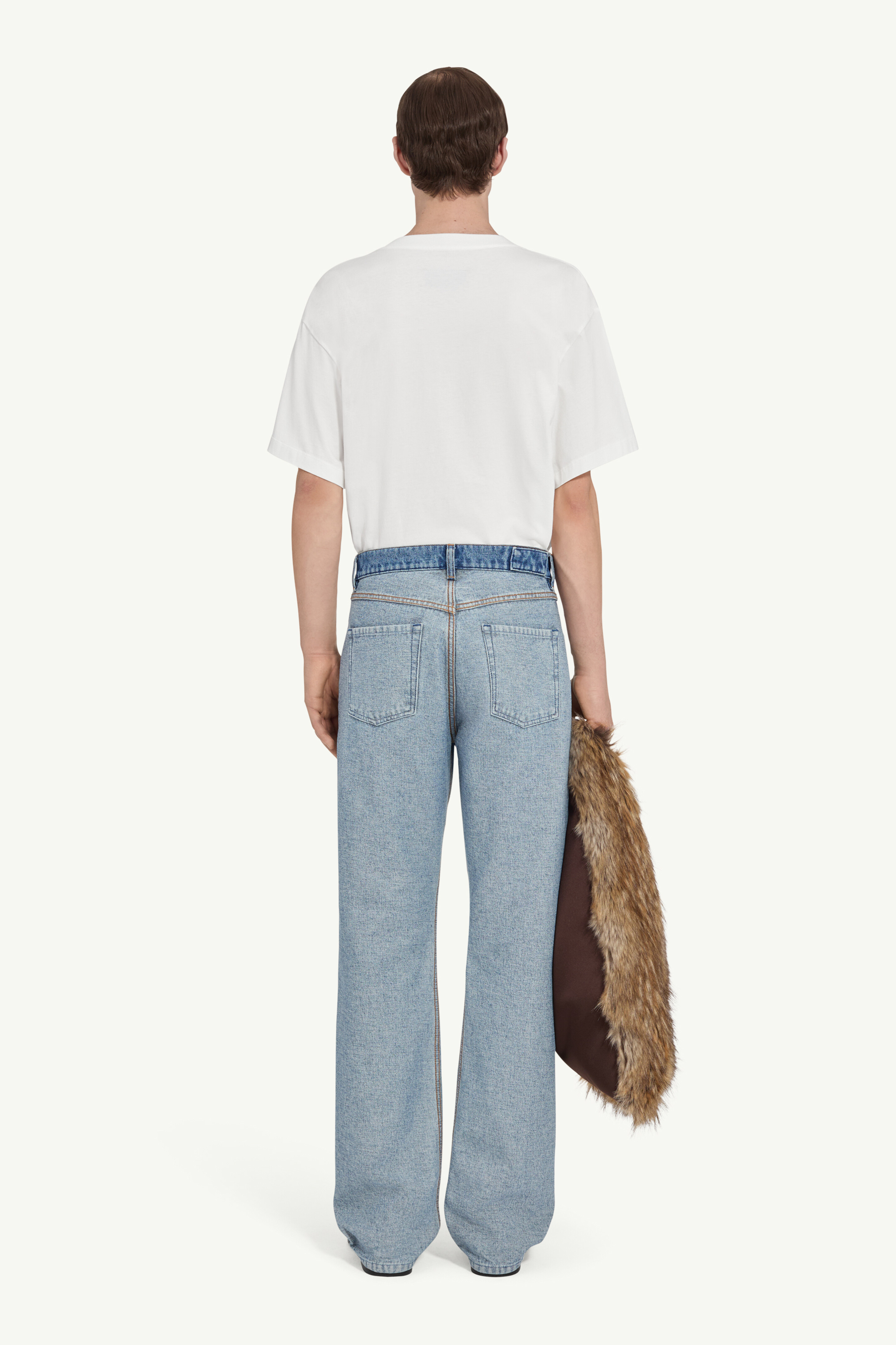Jean droit délavé pour homme | MM6