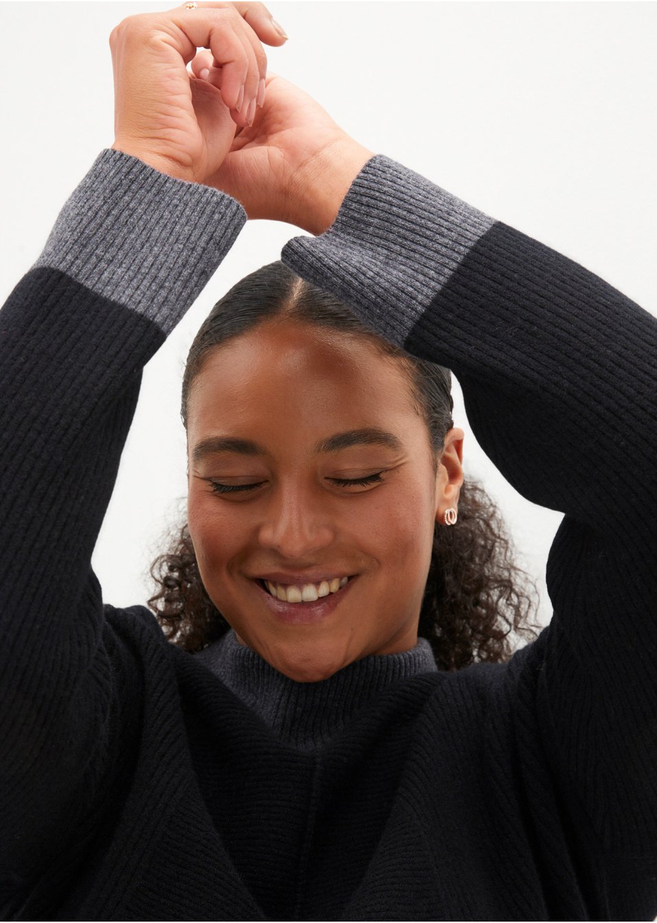 Pull en laine avec teneur en Good Cashmere Standard®