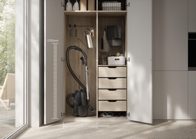 Electrolux 600 beholder-cylinderstøvsuger EB61C4OG (grøn)