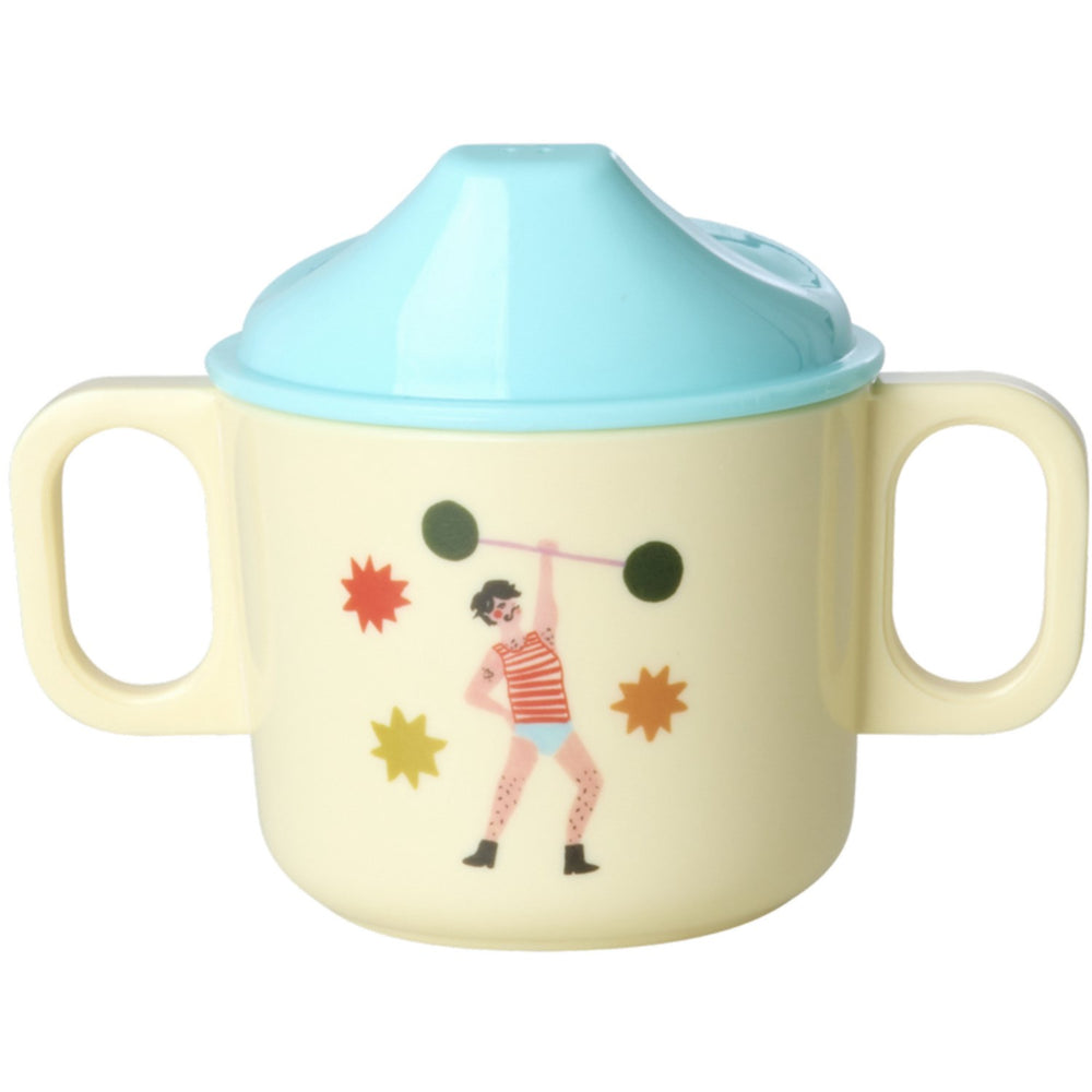 Køb Rice Fun Fair Print Mint Melamine 2 Håndtag Tudekop