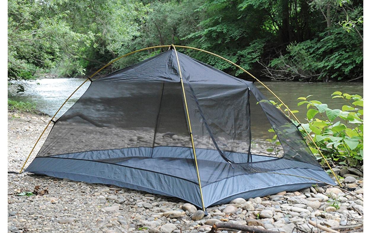 Moskitonetz Mosquito Dome, 230 cm x 142 cm, DunkelgrauInsektennetz