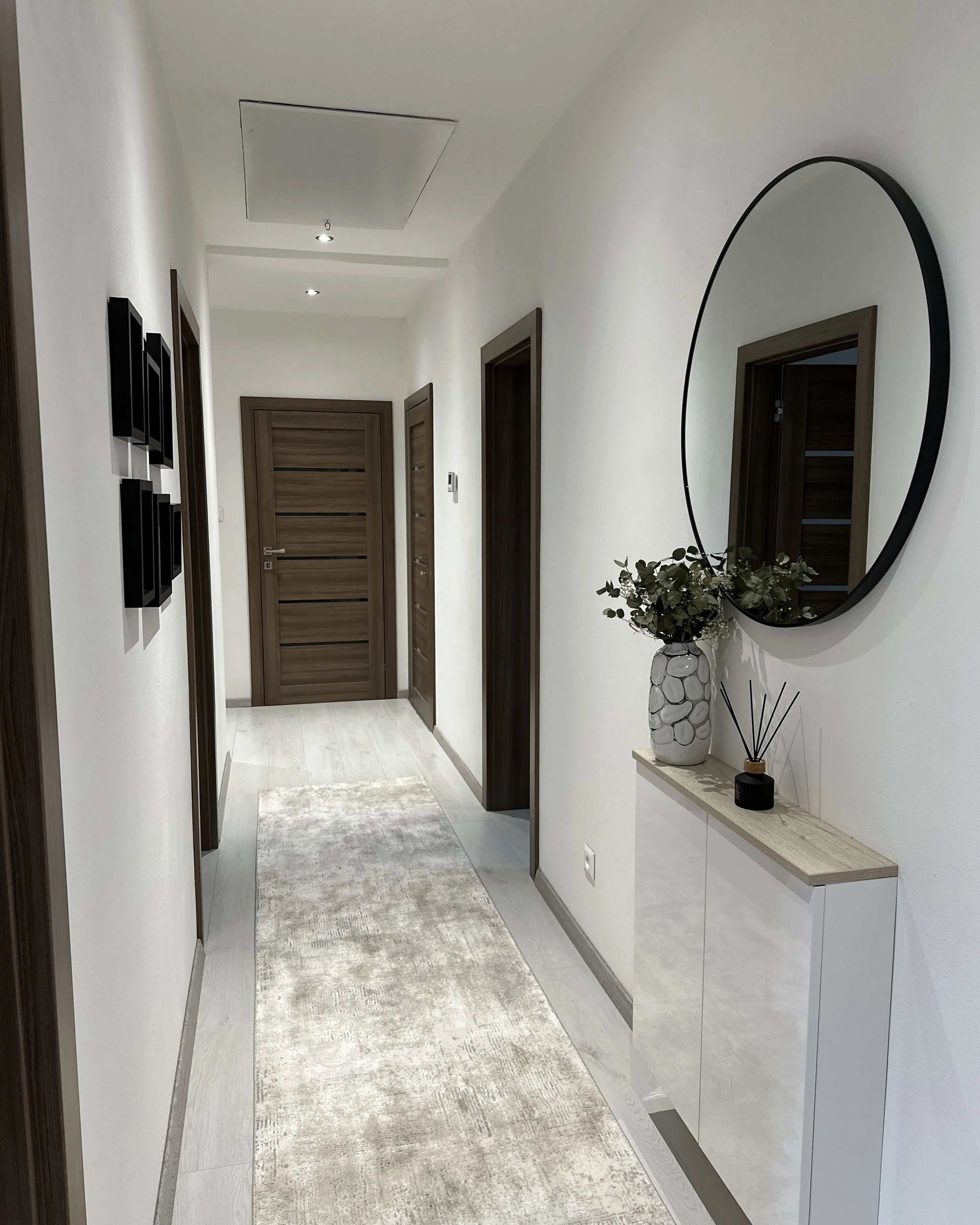 Wandspiegel ANNEMASSE 80 cm 80 cm Metaal Zwart