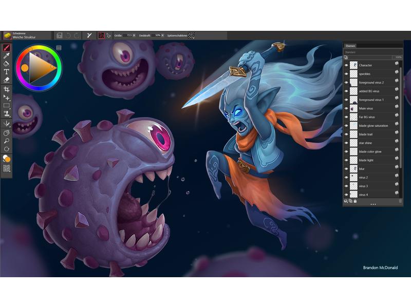 Corel Painter Essentials 8 ESD, Vollversion Einsteiger-Malprogramm für Windows