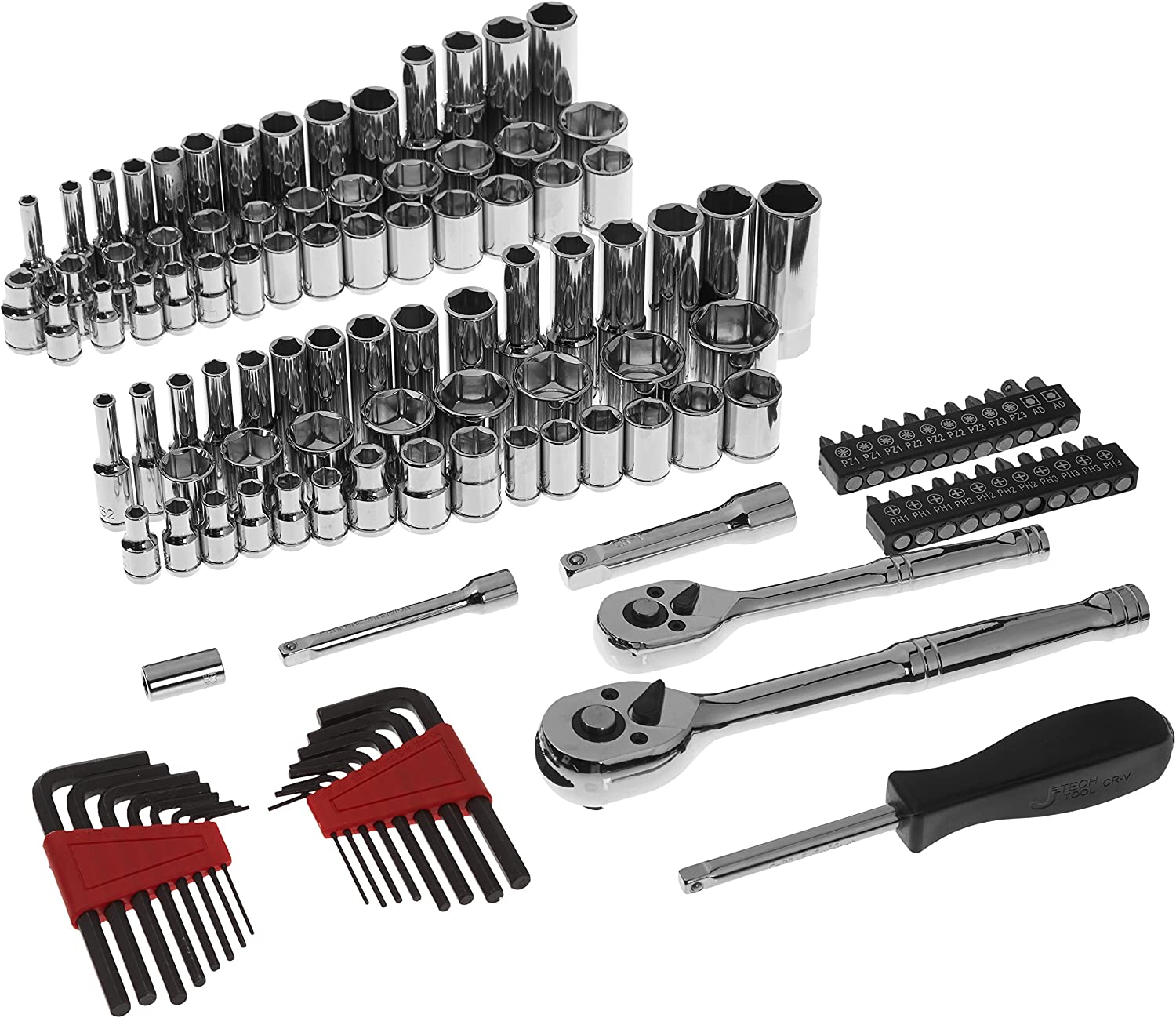 Basics Mechanic Tool Kit and Socket Set With Case - Set of 123