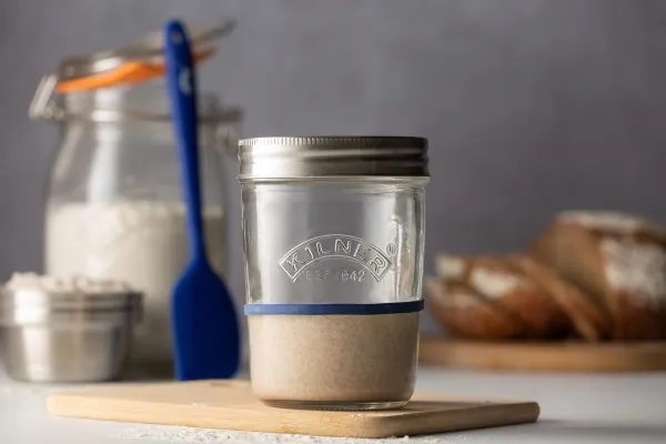 Surdej starter Kilner® - 2x0,35 l - Glas - Silikone - RF - klar